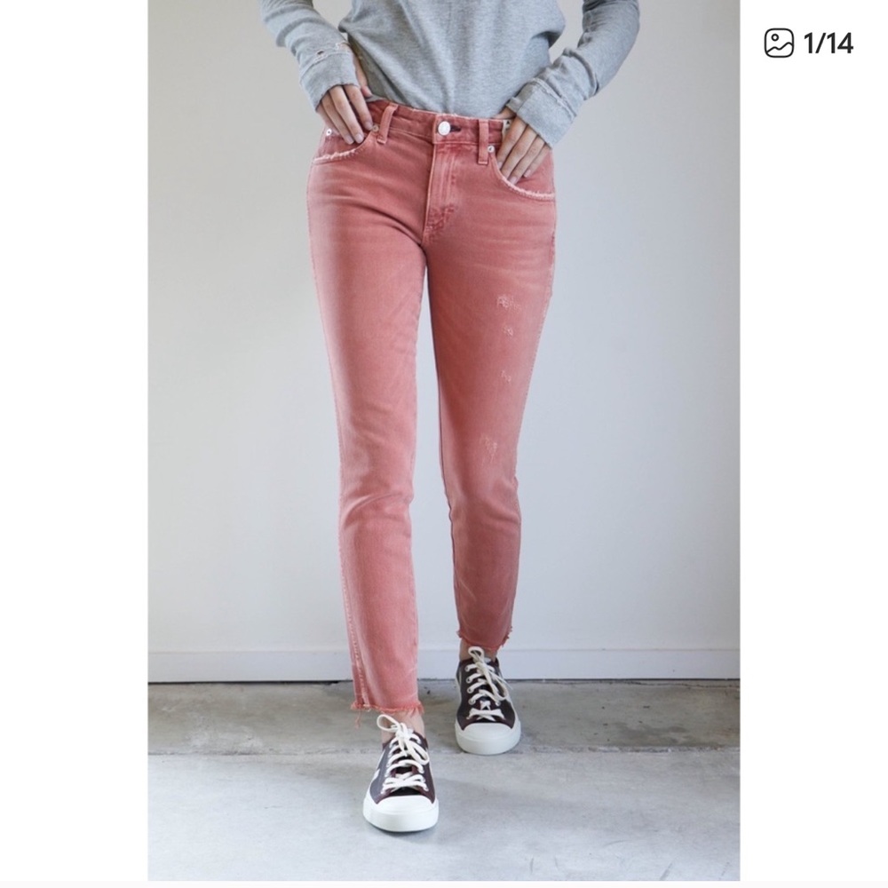 AMO The Stix Women's Rose Pink Jeans
